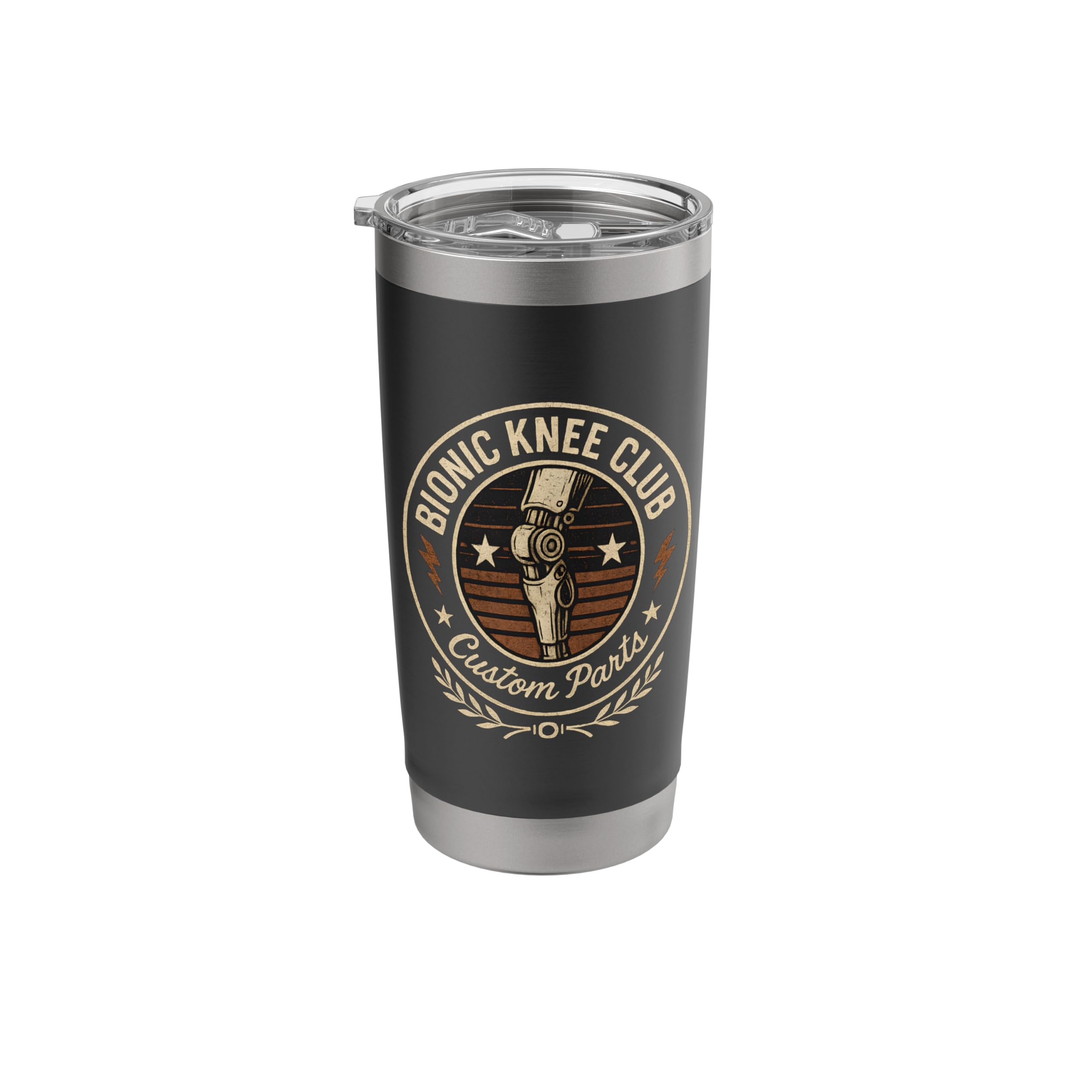 Bionic Knee Club Custom Parts Stainless Steel Insulated Tumbler