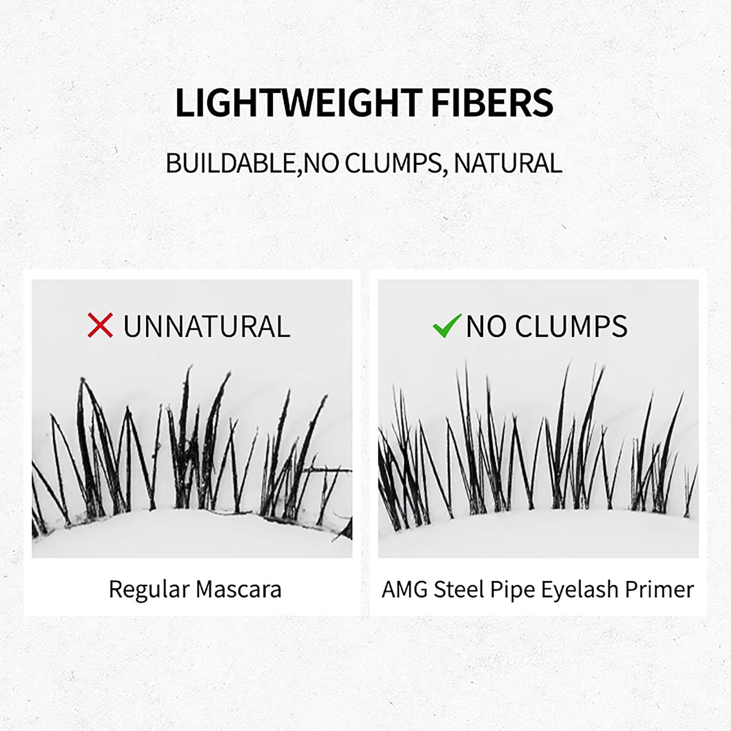 Iron Wand Mascara – 5D Curling with Washable Metal Wand, Waterproof Black Volume & Length, Long-Lasting Smudge-Proof for Eyelashes