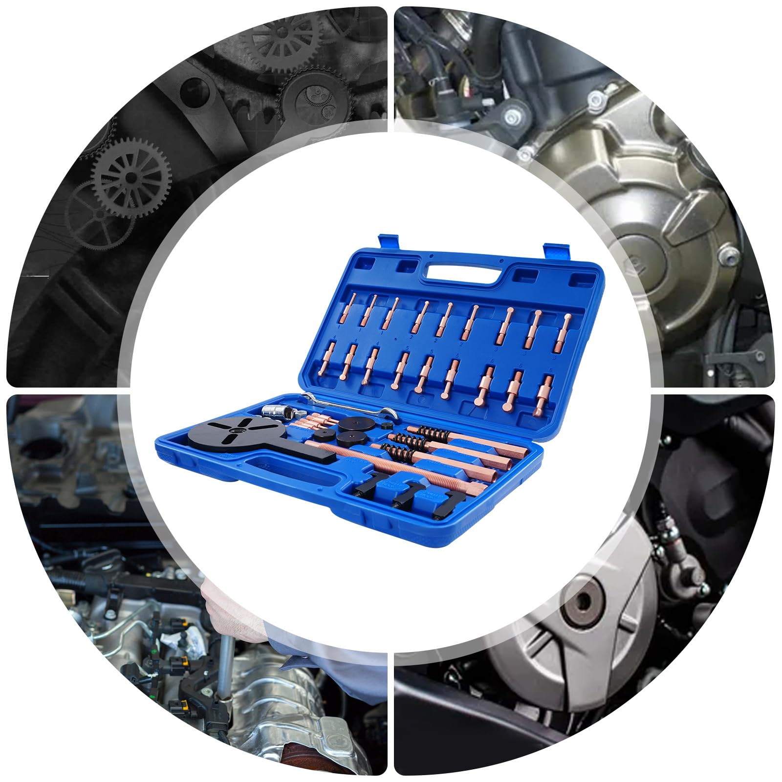 Juego de extractores de rodamientos, extractor de rodamientos interiores, herramienta de extracción de rodamientos, herramienta para reparación de coches