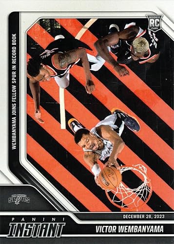 2023-24 Panini Instant Basketball #210 Victor Wembanyama Rookie Card Spurs - Only 3,127 made