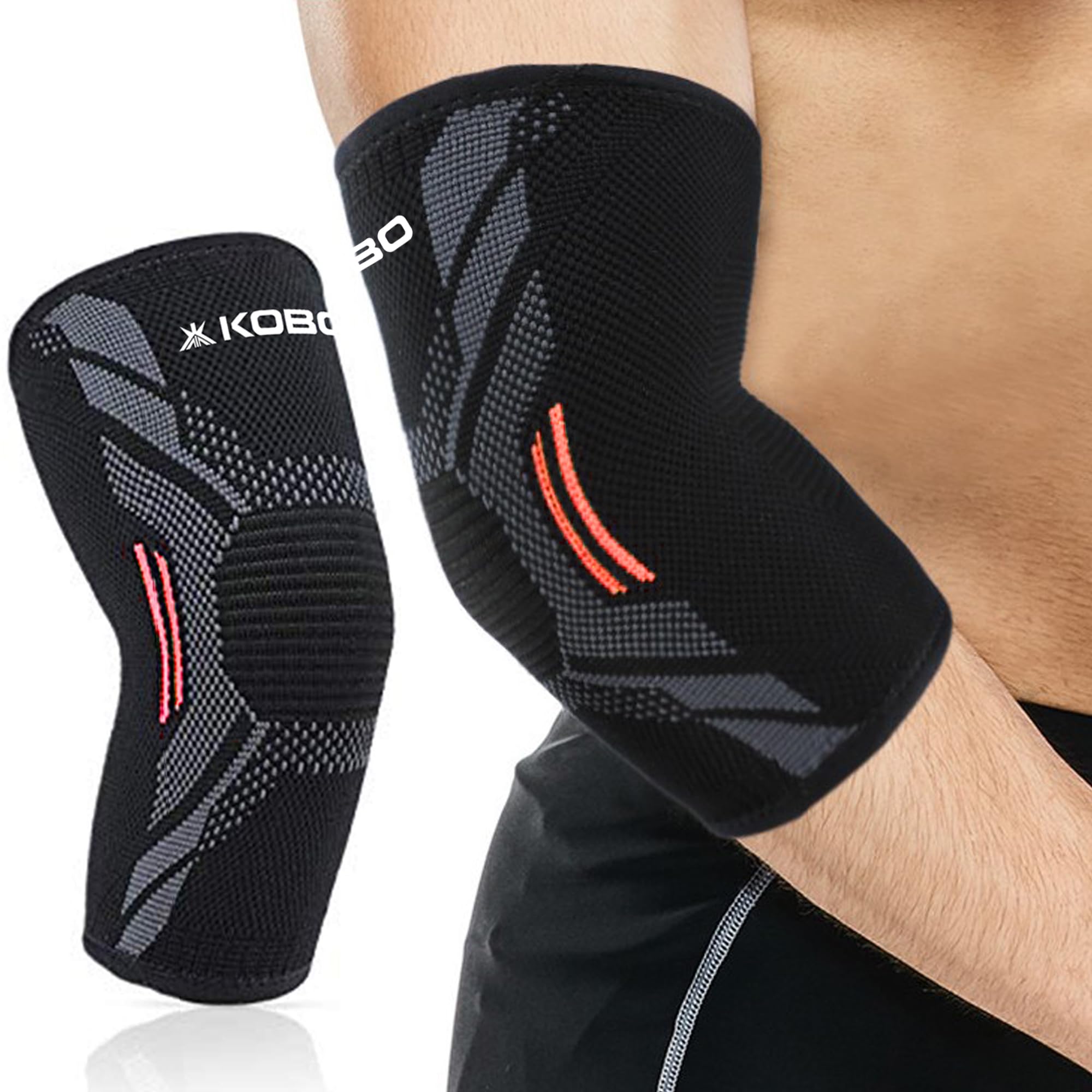 Buy Kobo Elbow Support Compression Sleeve Brace For Pain Relief