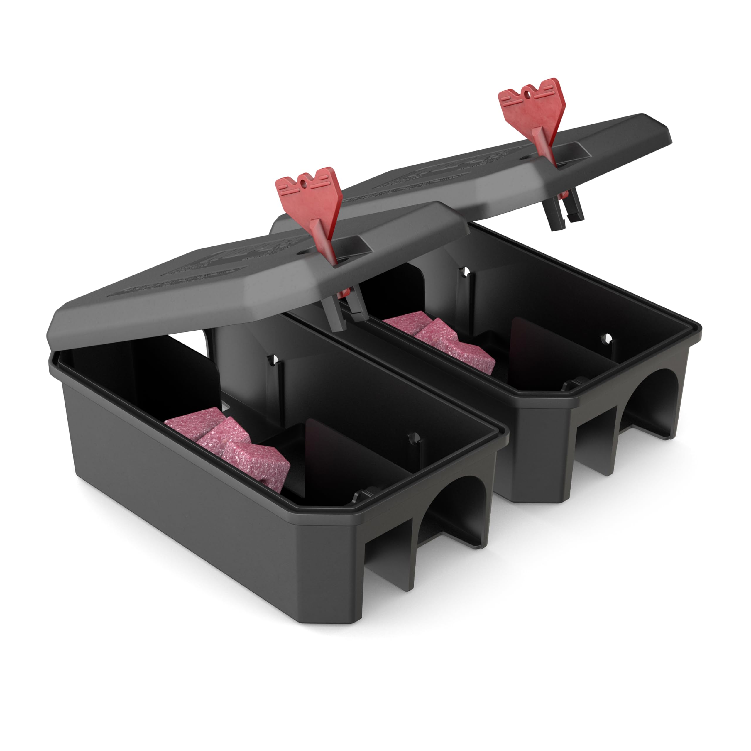 NOPE! Pre-Baited Rat Kit for Indoor/Outdoor Use (2 boxes, 6 blocks) | Ready-to-Use Brodifacoum Rodent Poison Bait Blocks with Max Strength - 3