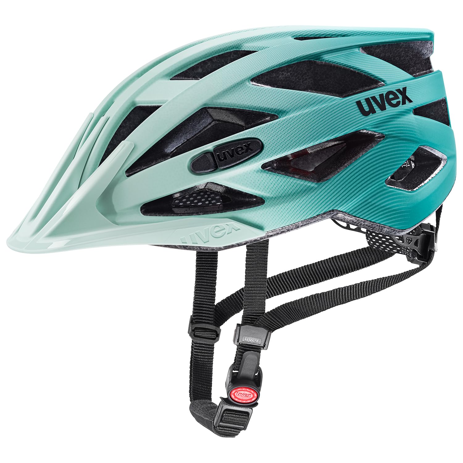 uvex i-vo cc, casco bicicletta Unisex adulto, jade-teal matt, 56-60 cm