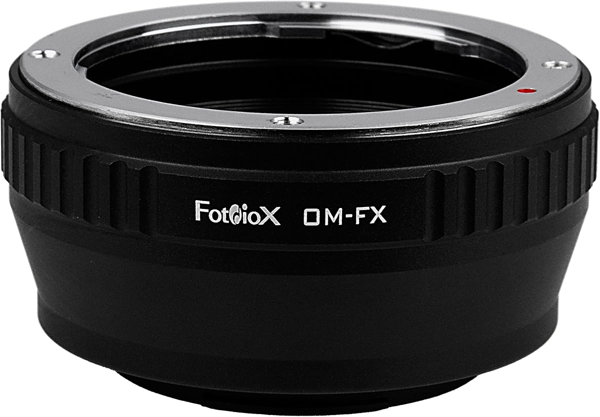 Lens Mount Adapter Compatible with Olympus Zuiko (OM) 35mm SLR Lens on Fuji X-Mount Cameras