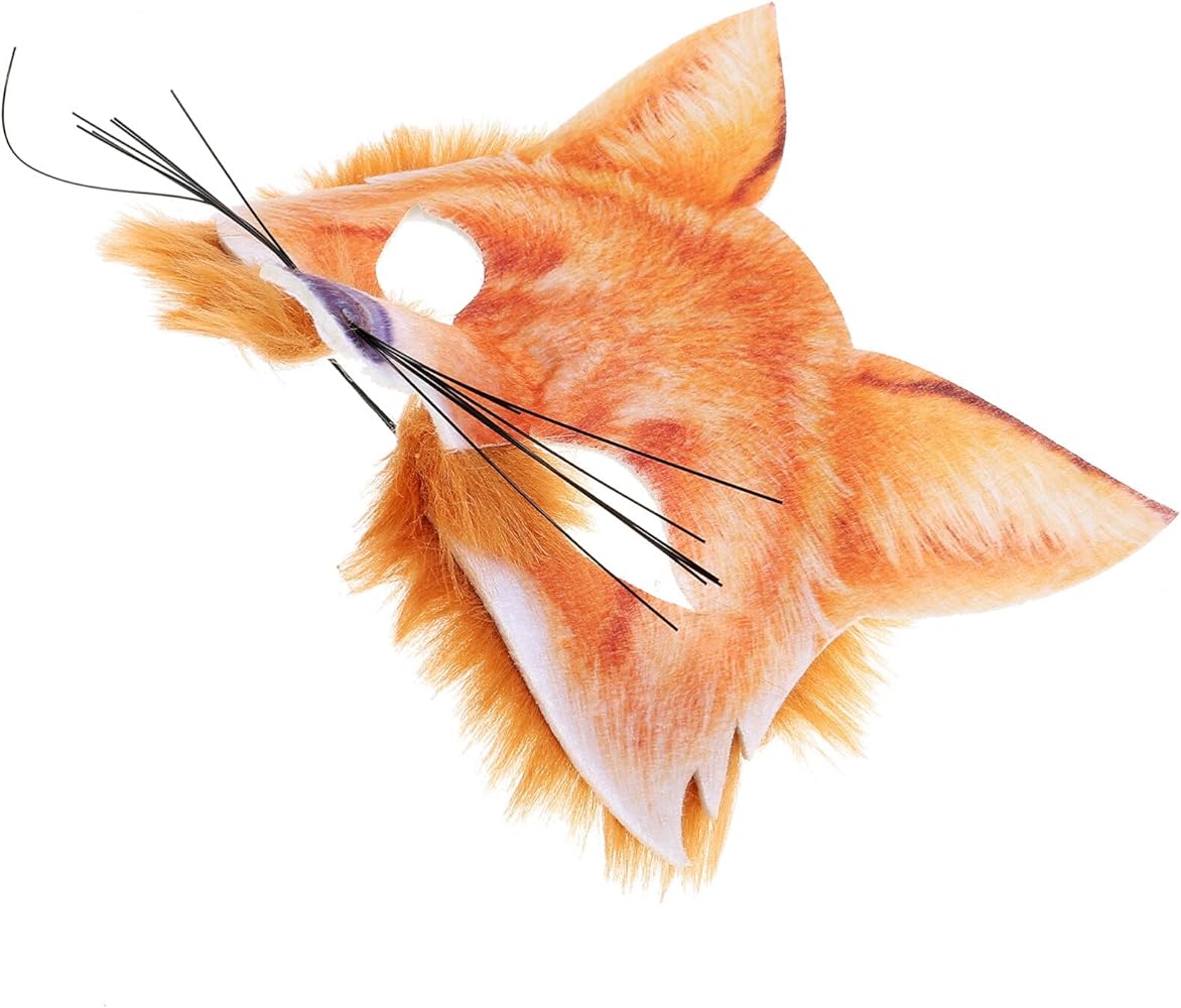 Amazon.com: Healeved Decorative Fox Half Mask Lightweight Non