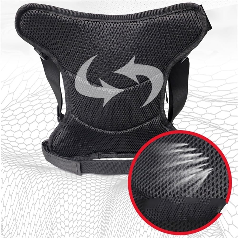 RiñOnera Moto Bolsa de Cintura Baja for Motocicleta, cinturón for Muslo, Cadera BU, Impermeable, for Viaje, Ajustable, for Hombre, riñonera(Blue MC0129)
