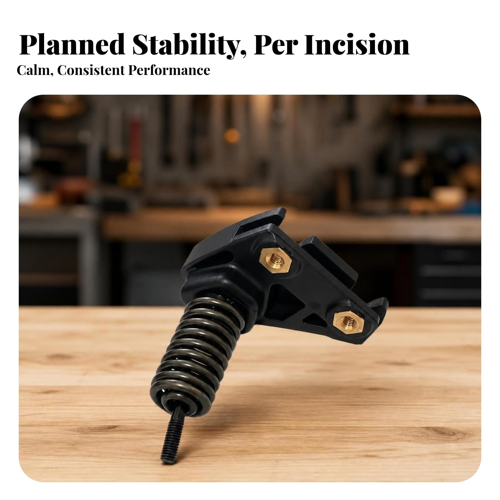MERIGLARE Stabil Schwingungsdämpfer mit Feder | Federvibrationsisolator, stabil, Anti-Vibrationshalterung, für Reparatur