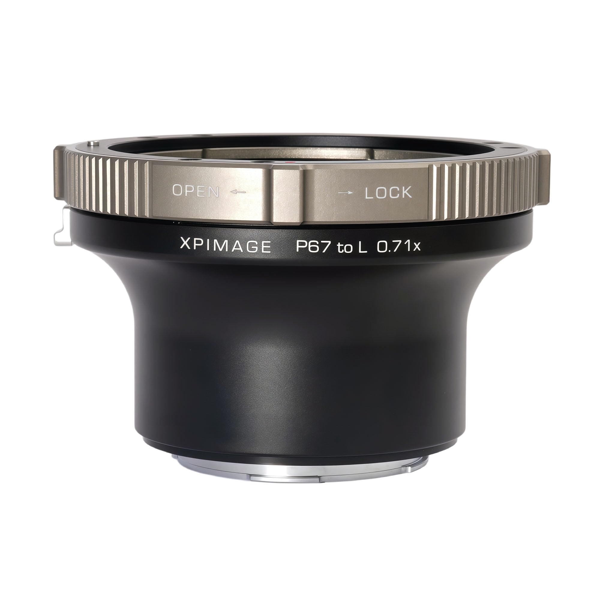 Optyczny reduktor ogniskowej 0,71X adapter do montażu wzmacniacza prędkości kompatybilny z obiektywem Pentax 67 do kamery Leica lub Panosonic L