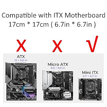 Amazon.co.jp: KCMconmey 4 + 1ベイ DIY NAS ケース、MB ITX