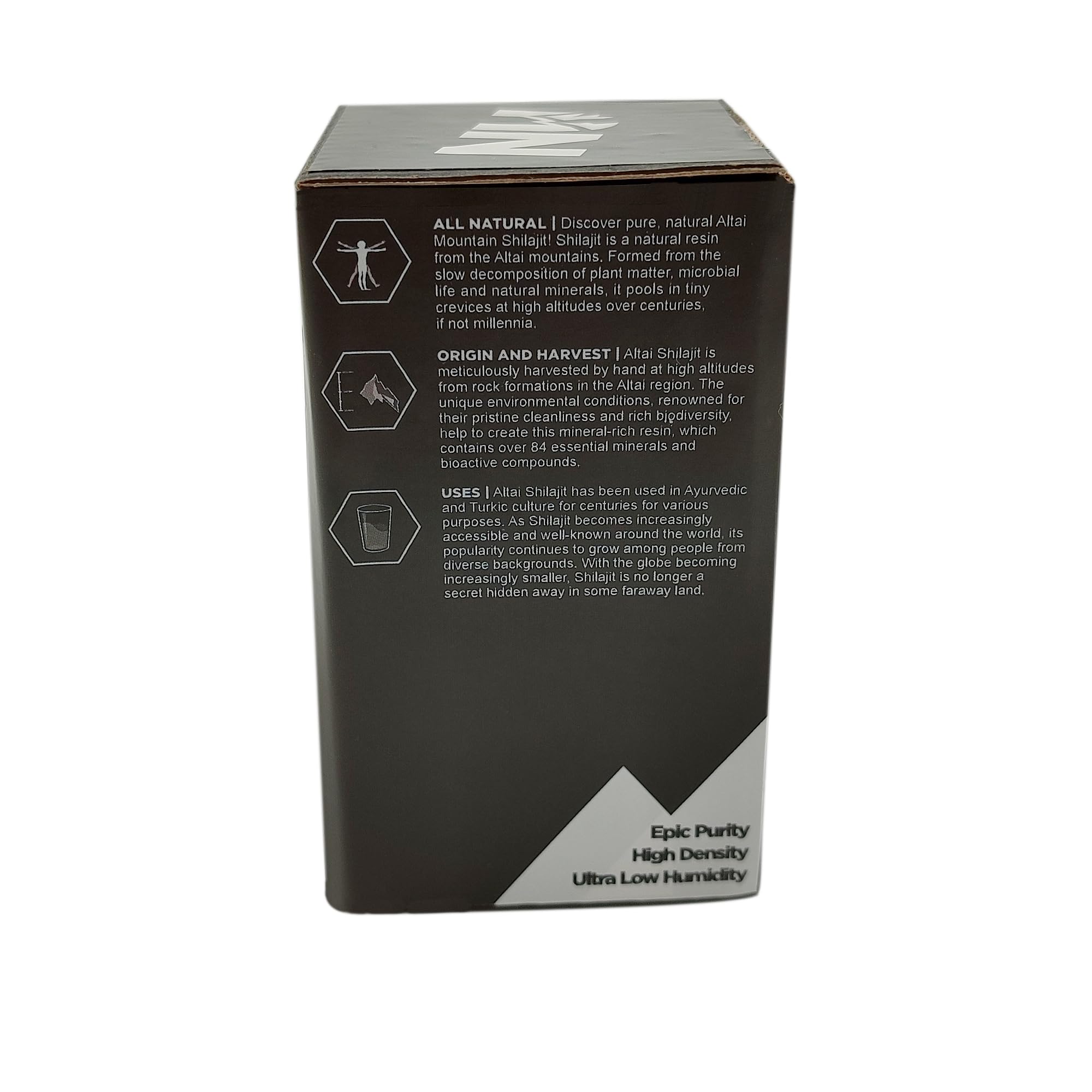 Natura Uralis Altai Shilajit | Resina Mineral de Shilajit Orgánico, de Formación Natural - Shilajit Negro Altamente Potente de las Montañas Altai (100 g)