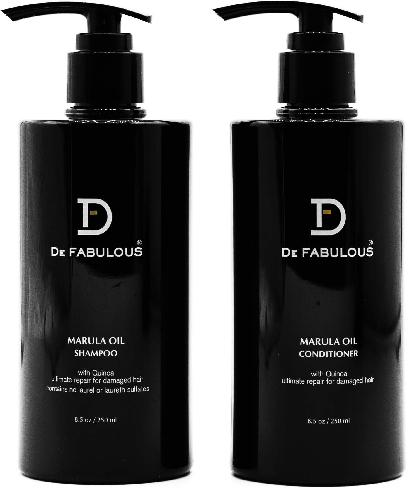 De Fabulous Marula Oil Shampoo & Conditioner 8.5oz