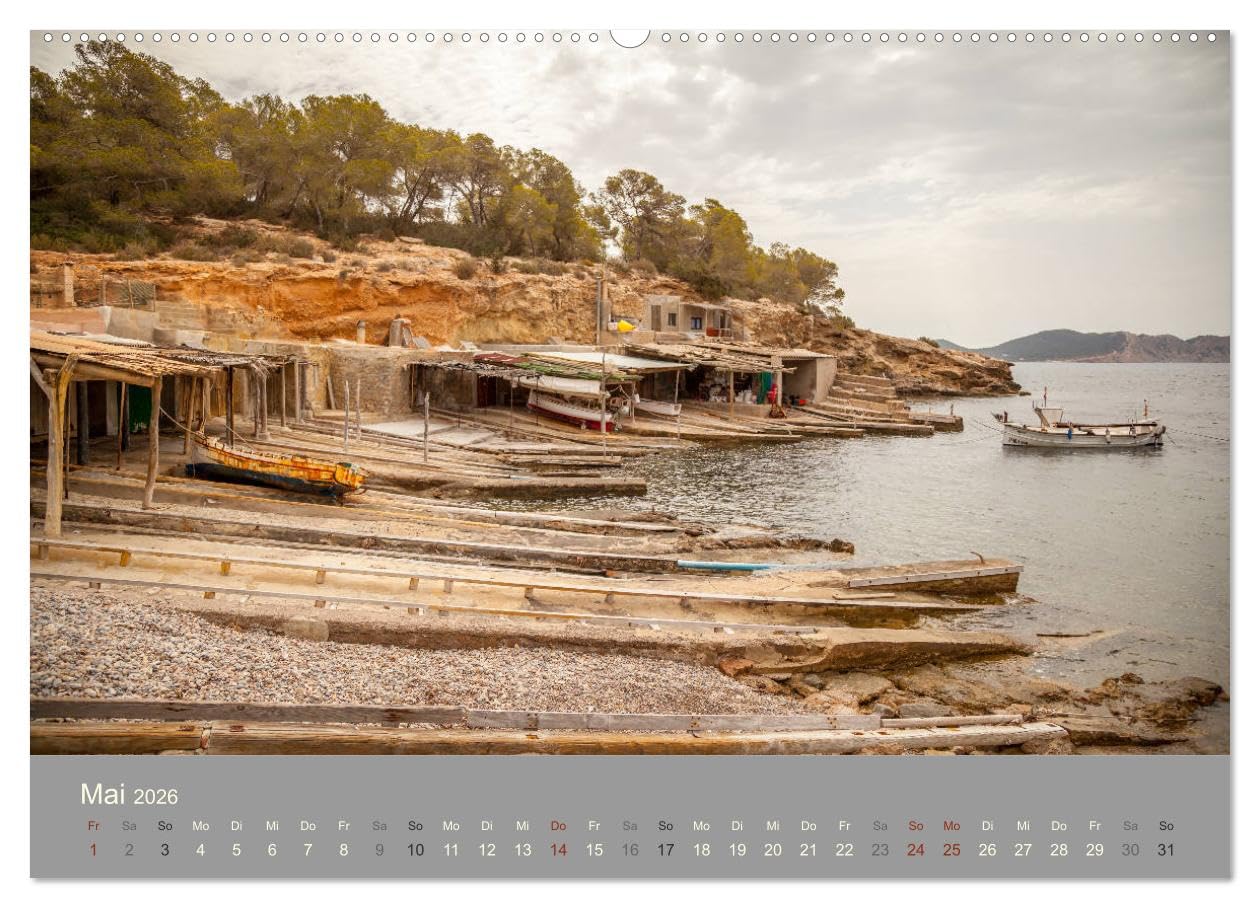 Ibiza - Spanien (hochwertiger Premium Wandkalender 2026 DIN A2 quer), Kunstdruck in Hochglanz: Nicht nur eine Partyinsel! (CALVENDO Orte)