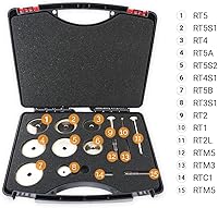 Vista 2 de Kits de reparación de rosca Rotary Thread - Más rápido y fácil de perseguir, restaurar y limpiar roscas internas o externas, todo en un juego