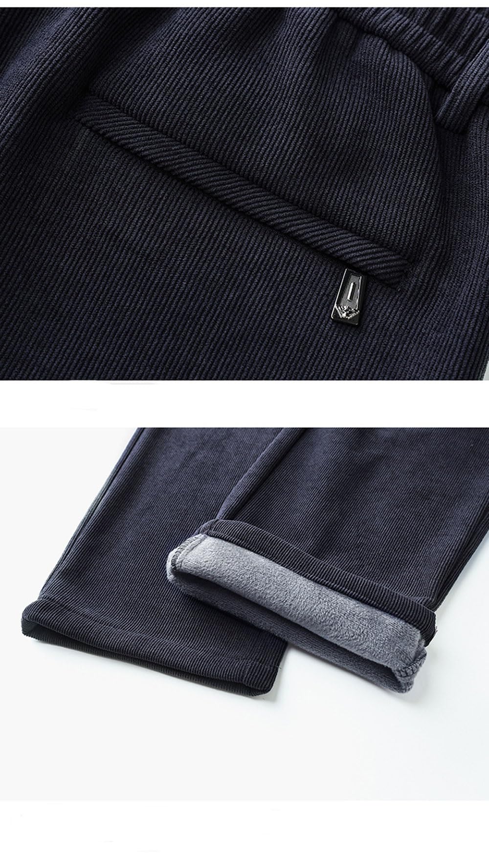 Pantalones De Chándal Térmicos De Polar For Hombre, Pantalones De Chándal De Invierno, Bolsillos, Pantalones Casuales Cálidos For Correr con Cordón Y Puños Elásticos For Deportes