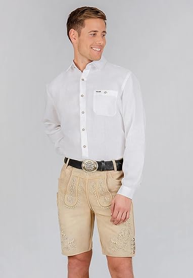 STOCKERPOINT Comfort fit Klederdracht overhemd in Wit | ABOUT YOU