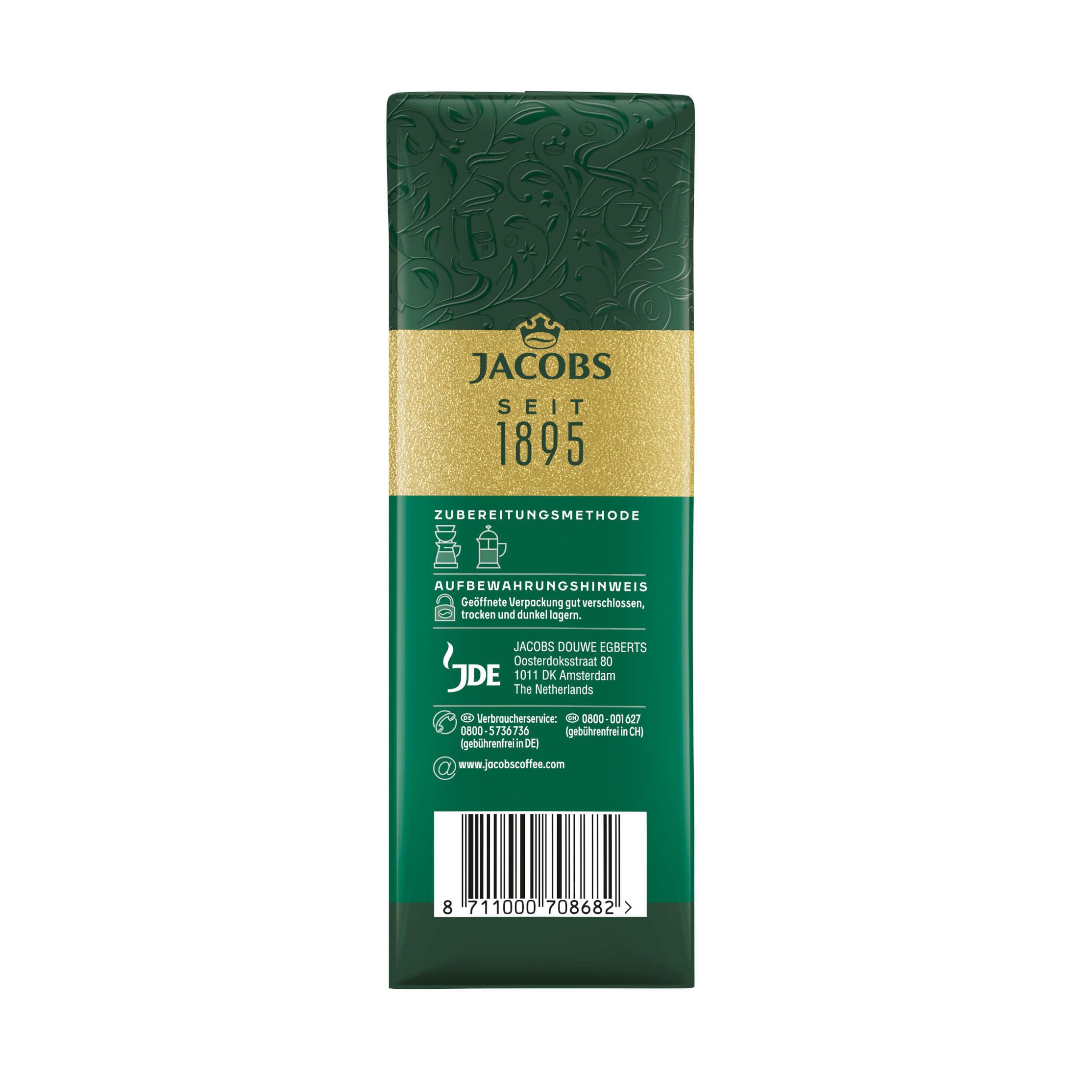 Jacobs Krönung Mild, 12er Pack Filterkaffee (12 x 500 g)