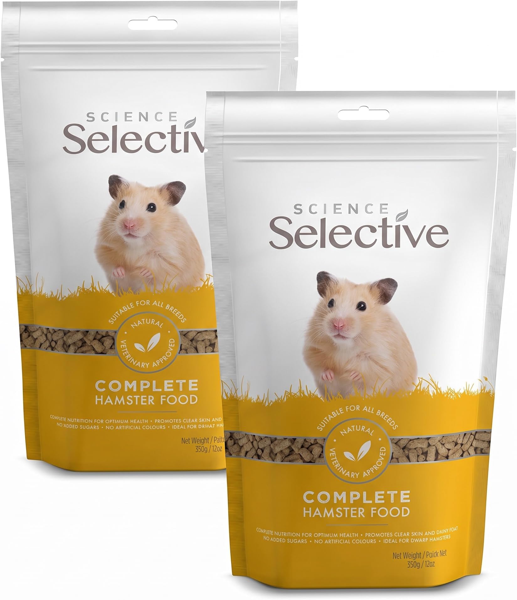 Supreme Science Selective Hamster Food 350g (Pack of 2)