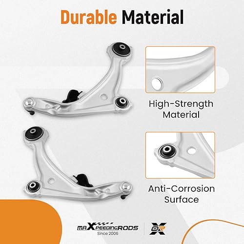 Miniatura 8 de maXpeedingrods K620195 K620196 Brazo de control inferior delantero para Nissan Altima 07-12, 13 Altima Coupé