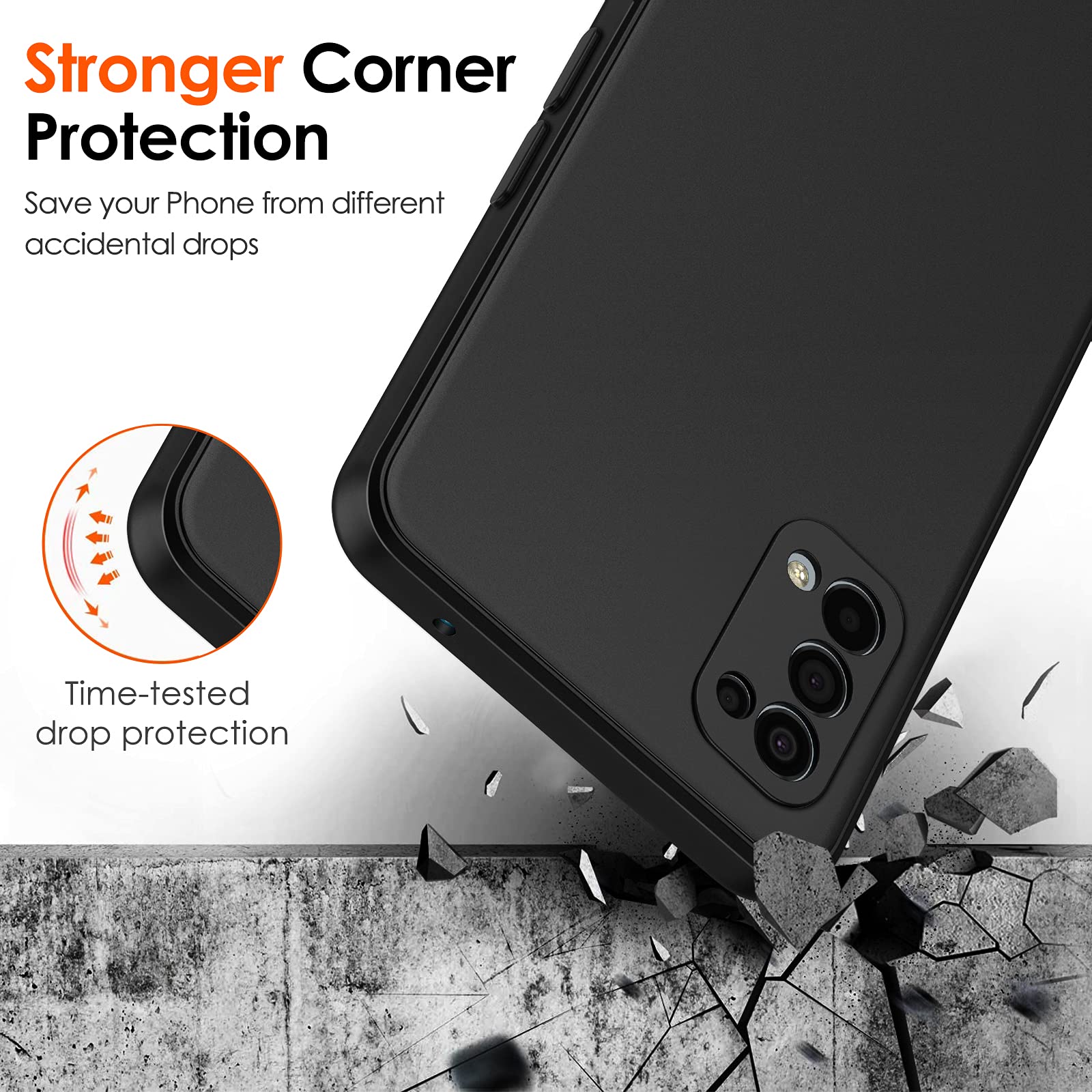 iVoler Cover in Silicone per Oppo Find X3 Lite con Protezione Della Fotocamera, Ultra Sottile Custodia in TPU Morbida Anti-Graffio Antiurto Protettiva Case, Nero