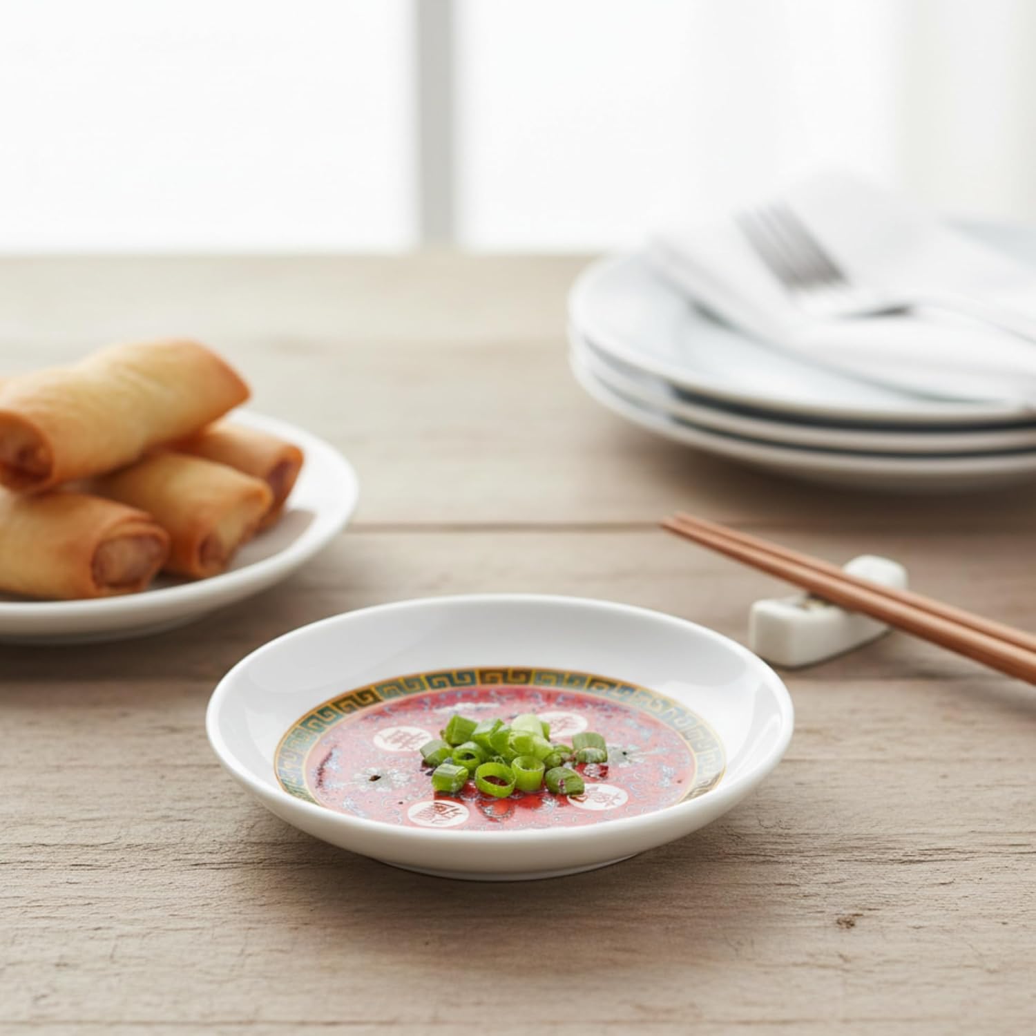 TrueCraftware- 3 oz Sauce Dish Longevity Dinnerware Melamine Set of 12 - Dishwasher Safe Condiments Small Dip Serving Bowl Sauce Dish Mini Bowl for Side Dish Ketchup Soy BBQ Sushi