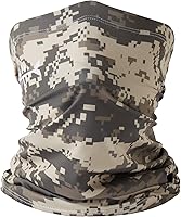 Vista 3 de BASSDASH Protección solar UPF 50+ UV Polaina para el cuello, máscara de pesca, caza, kayak, senderismo, ciclismo, esquí, deportes