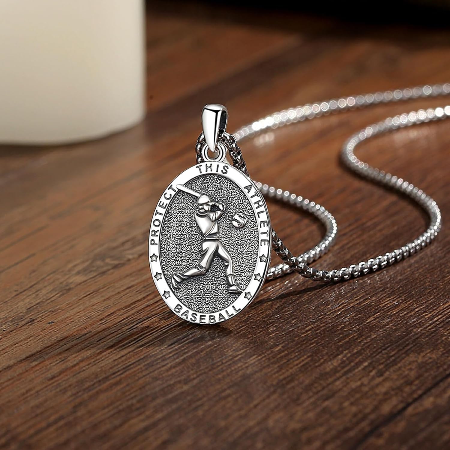 CELESTIA 925 Sterling Silver St. Michael/St. Christopher/St. Benedict/St. Gabriel/Virgin Mary/Jesus/Caravaca/Metatron/Seal of Seven Archangel Medals for Men Women Religious Gifts