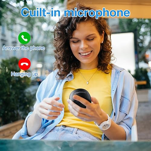 Miniatura 4 de Pequeño altavoz Bluetooth portátil inalámbrico, mini altavoz con sonido estéreo fuerte, 15 horas de reproducción continua, con ranura para tarjeta