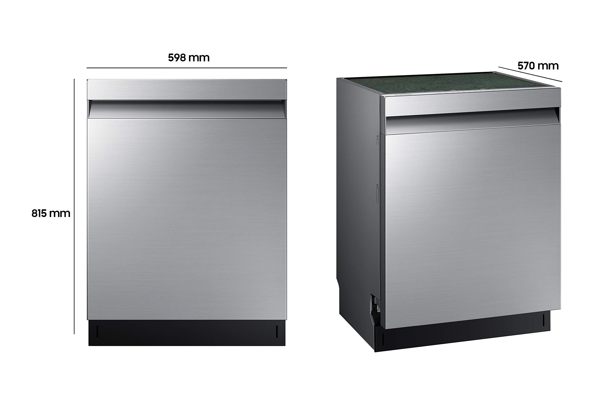 Samsung DW60R7070US Lavastoviglie Semi Incasso 60 cm, 14 Coperti, Classe D, Inox, 8 Programmi, 5 Opzioni, Avvio Ritardato, Auto Open, Wi-Fi SmartThings, Motore Inverter, 42 dB