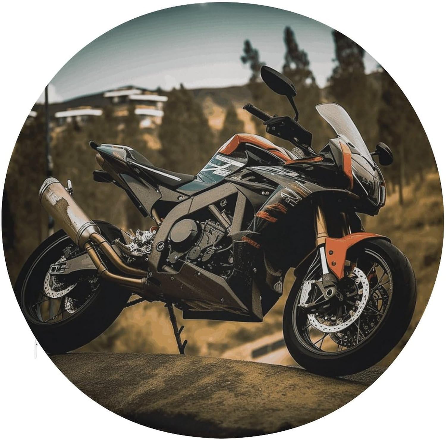 Chair Seat Covers Round Chair Covers Washable Seat Slipcovers Cushion Cover Removable Cushion Slipcover for Dining Chairs Chair Protectors Cover for Home Kitchen