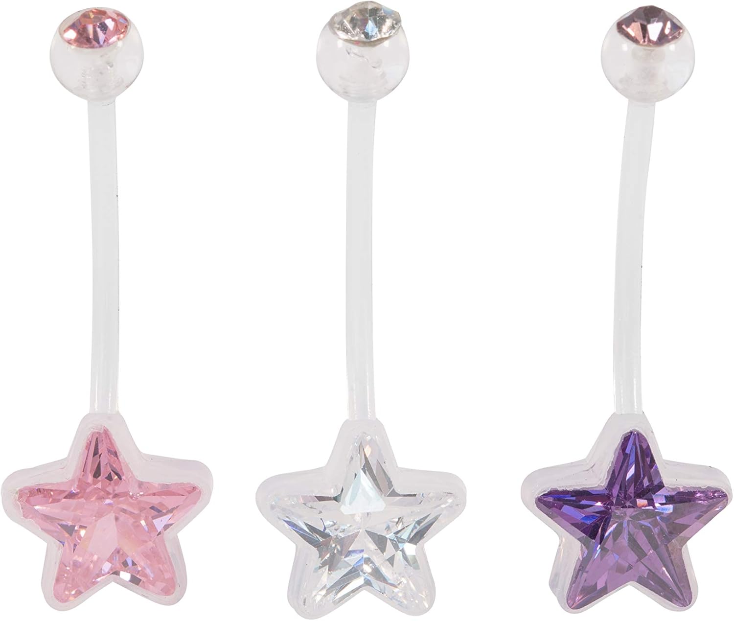 Piercing Ombelico Bioflex Per Gravidanza - Con Gemma Acquamarina, 14G (1.6mm) X 25mm, Ipoallergenico, Senza Nichel - Foto 11