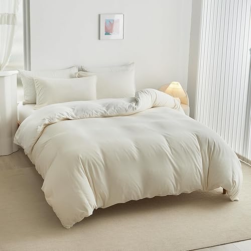 Miniatura 5 de ARYURBU Juego de edredón de franela de tamaño individual, 3 piezas, ultra suave, mullido, cálido, de lujo, blanco, para invierno, con 2 fundas de