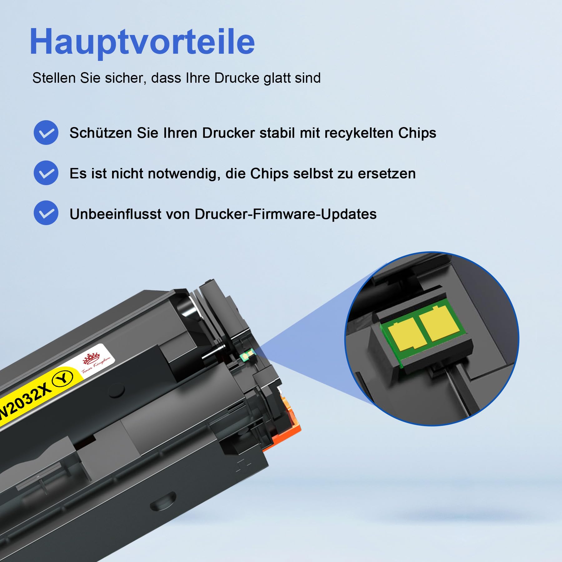 Toner Kingdom 415X M479fdw Toner mit Chip Kompatibel für HP 415X 415A Multipack für HP Color LaserJet Pro MFP M479fdw Toner M479dw M454dw M454dn M479fdn M479fnw W2030X W2031X W2032X W2033X (4er-Pack)