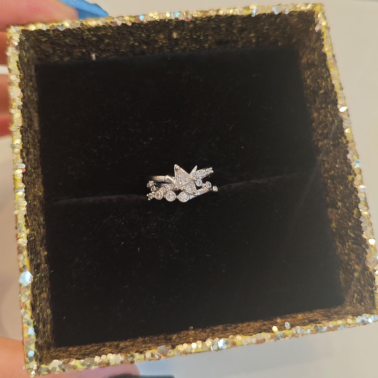 Love and Deepspace Game Cosplay Marriage Proposal Rings Game Ring Adjustable Jewelry Proposals， Suitable for women to wear - Image 4