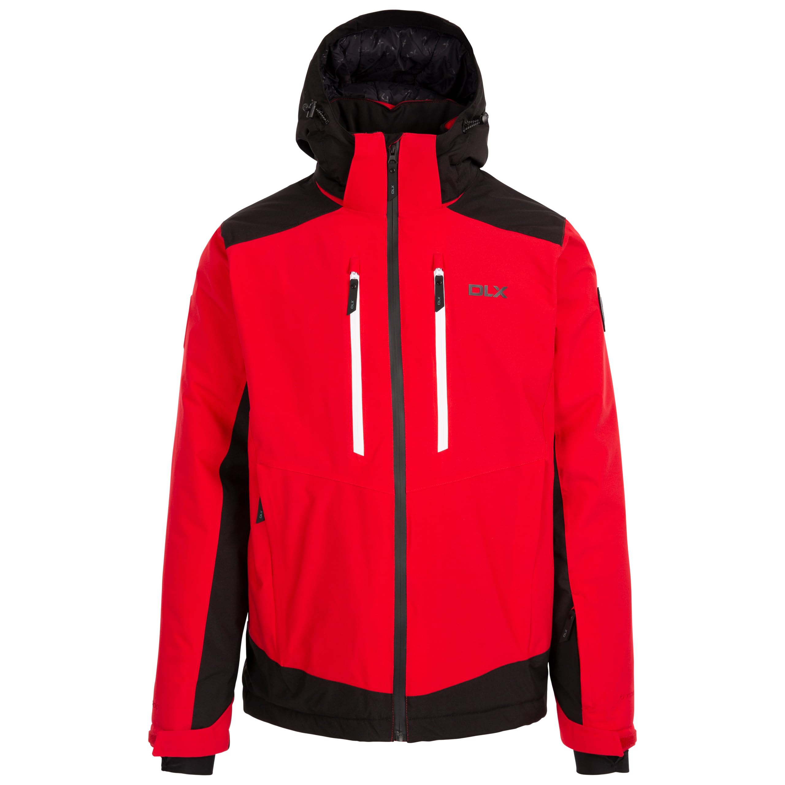 Dlx Men's Red Ski Jacket Hooded Down Filled Matthews