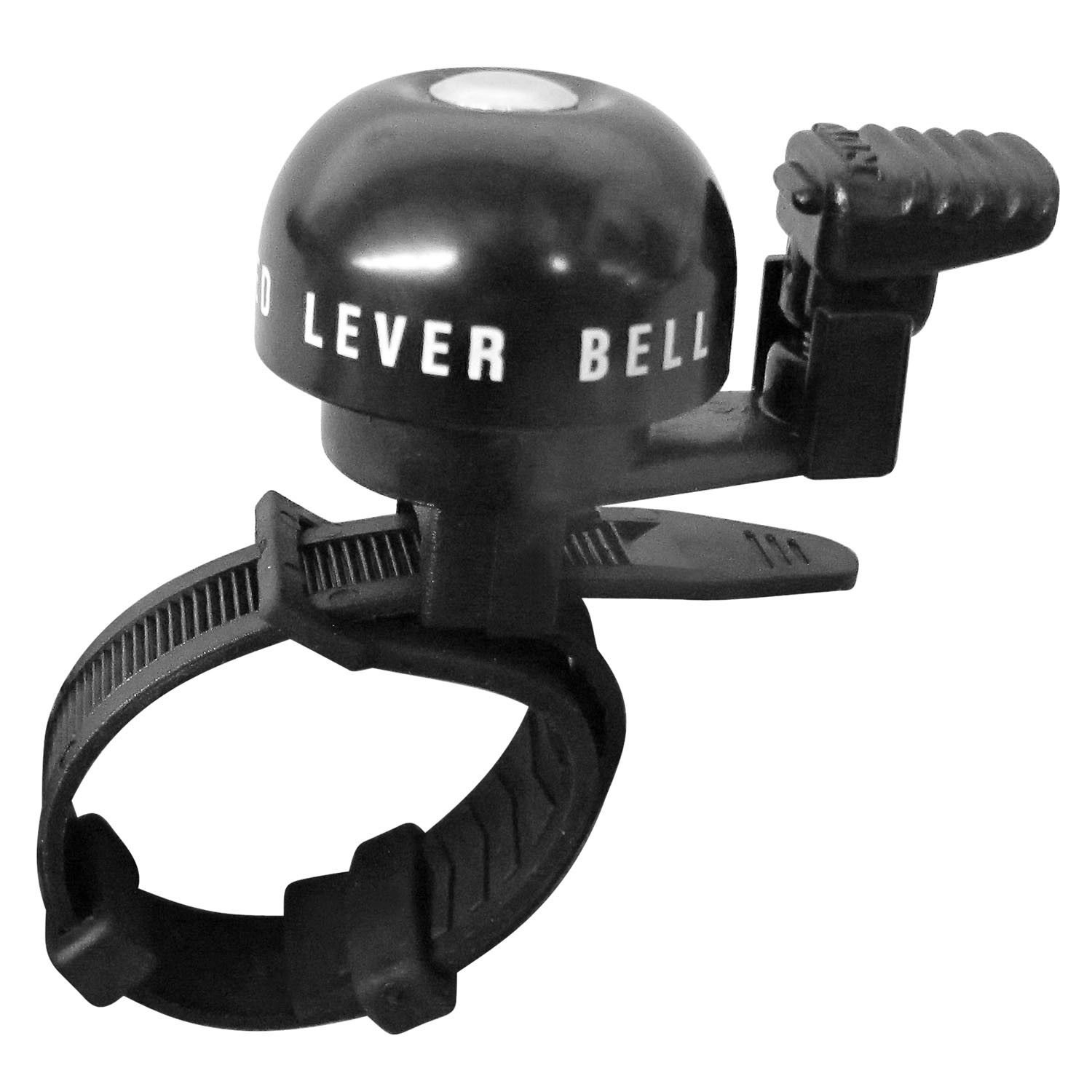 Positz Easy Fit Adjustable Bicycle Mini Bell - Black