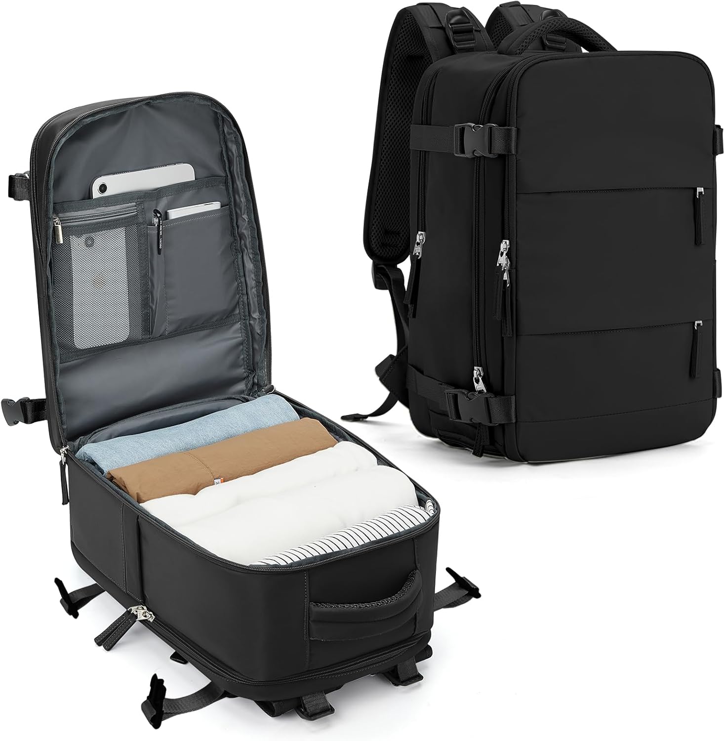 SZLX for Ryanair Cabin Bags 40x20x25 Underseat Carry-ons Bag,Easyjet Cabin Bag 45x36x20 Travel Backpack Cabin Size Hand Luggage with Water Bottle Holder Laptop Backpack 14 inch Waterproof Women SZLX for Ryanair Cabin Bags 40x20x25 Underseat Carry-ons Bag,Easyjet Cabin Bag 45x36x20 Travel Backpack Cabin Size Hand Luggage with Water Bottle Holder Laptop Backpack 14 inch Waterproof Women
