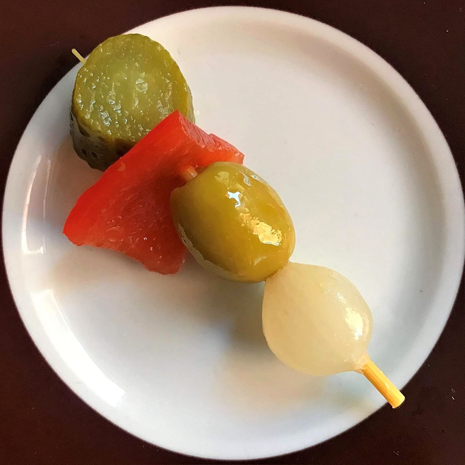 TORERAS Aceitunas - Banderillas de Aceituna, Olivas, Cebolla, Pepinillos en Vinagre, Guindilla, Pimiento - Toreras Tradicionales – Fabricado en España – Pack de 2 - Sin Picante, Sabor Tradicional — view 3