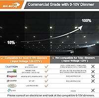 Vista 5 de Luz de techo empotrable LED comercial de 8 pulgadas con caja de conexión, potencia ajustable 16/21/27W, 3 colores seleccionables 3000K-5000K