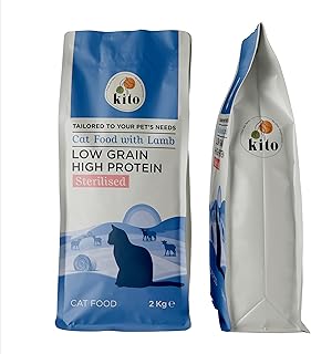 Kito Doğal Besi Kuzu Etli Kısır Kedi Maması 2 KG