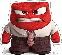 Vista 1 de Cardboard People Anger - Soporte de cartón de tamaño real con recortes - Disney Pixar de adentro hacia afuera