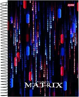 Caderno Espiral Jandaia 1 Mat 80Fls Matrix Pilulas