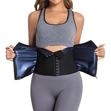 Waist Trainers for Women Belly Fat Waist Trimmer Sweat Band Stomach Weight Loss Body Shaper Wrap Workout Sauna Suit