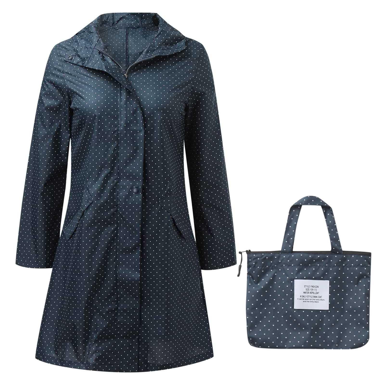 Generisch Poncho de pluie pour homme et femme, 100 % imperméable, coupe-vent, léger, pliable, avec capuche, réutilisable, cape de pluie EVA respirante pour randonnée, cyclisme, camping