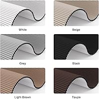 Vista 7 de MYshade Persianas celulares opacas sin cordones, con diseño de panal para ventanas de interior, persianas de oscurecimiento de habitación, para casa