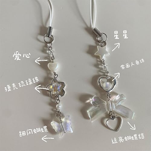 Miniatura 2 de Lindo dije para teléfono Y2k, accesorios Y2k, joyería kawaii llavero, accesorios para adolescentes y niñas, cosas de moda