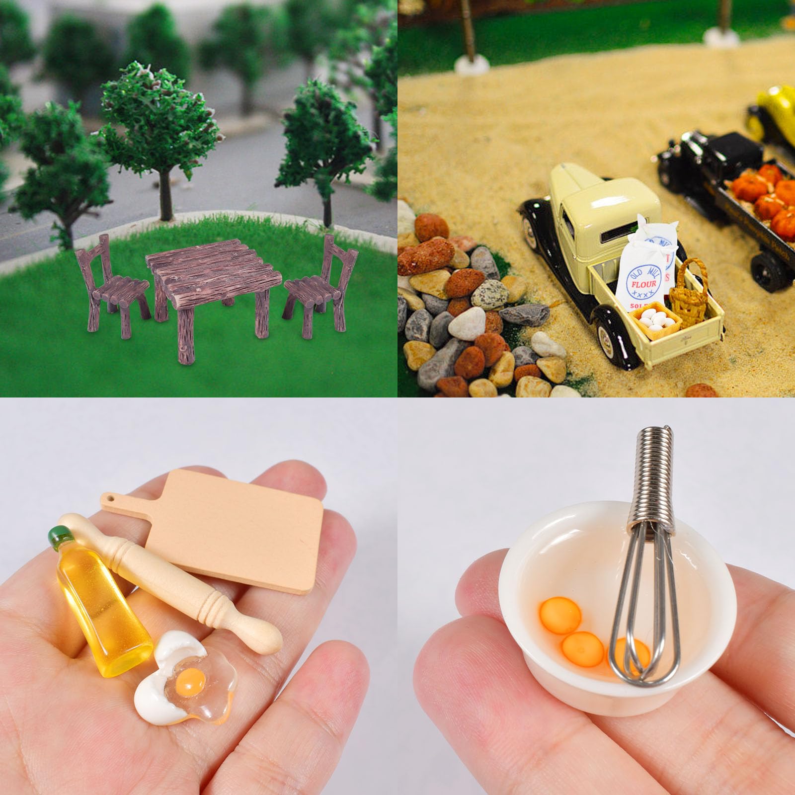 19-teiliges Puppenhaus-Zubehörset – Miniatur-Küchenutensilien Für 1:12 Puppenhäuser – Inkl. Geschirr & Besteck