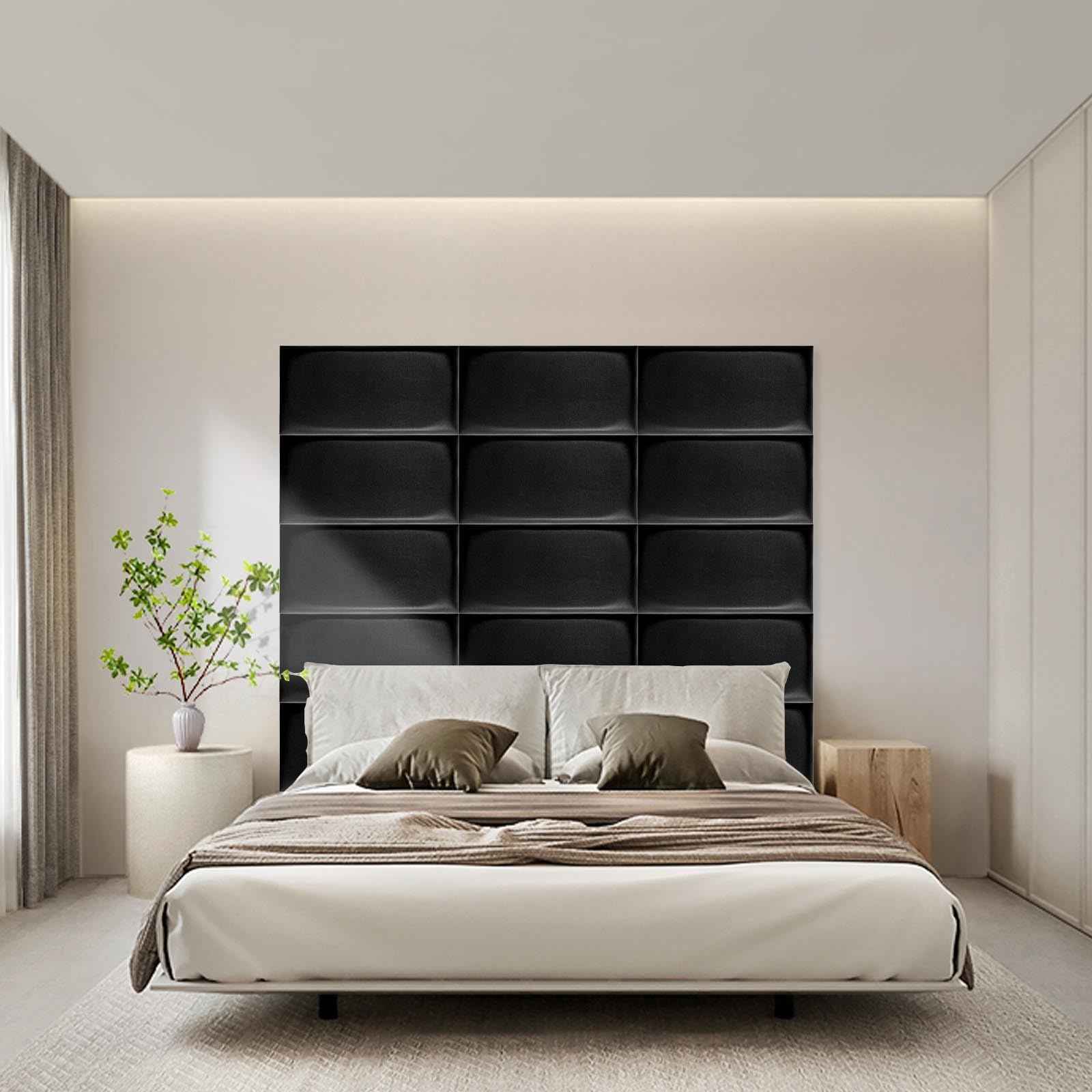 Pannelli Imbottiti Per Pareti 40x20cm - Rivestimento Morbido Per Camera Da Letto, Soggiorno E Ufficio - Foto 11