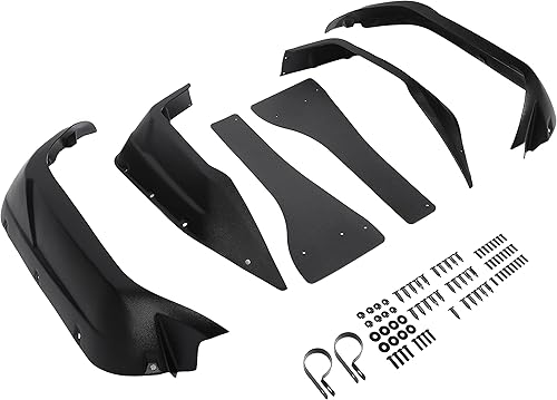 Miniatura 3 de HECASA Guardabarros compatibles con Yamaha Viking VI 2014-2023, kit de protector de lodo extendido, repuesto para 1XDF15E0T000 de plástico, color