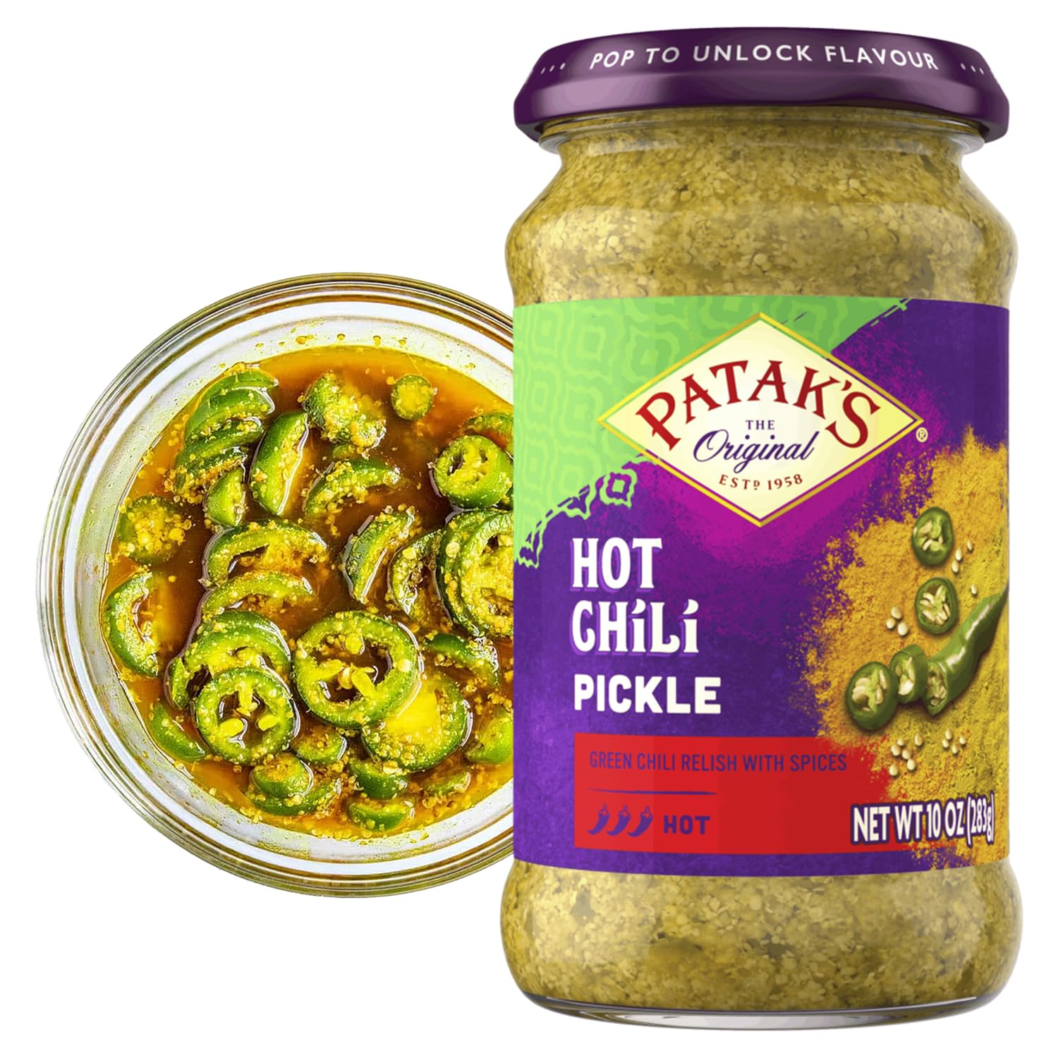 Patak Garlic Pickle 10oz.