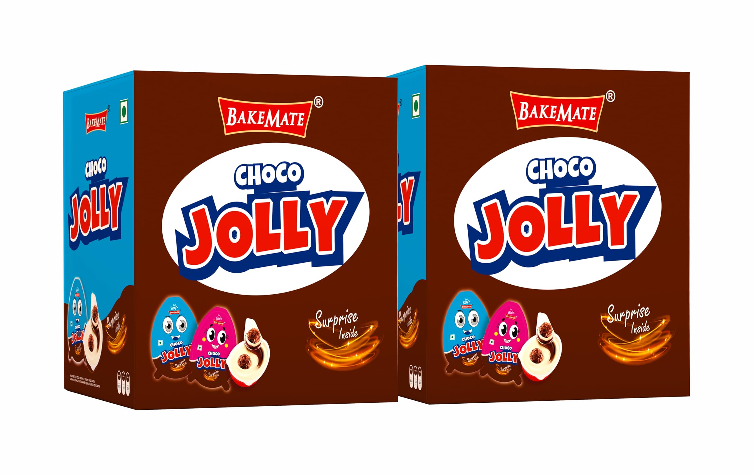 back number 4枚 BakeMate Choco Jolly Chocolate with Surprise Gift for Kids, 720g